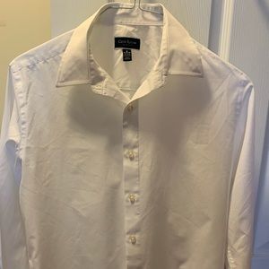 Mens Button Down Long Sleeve Shirt Slim Fit